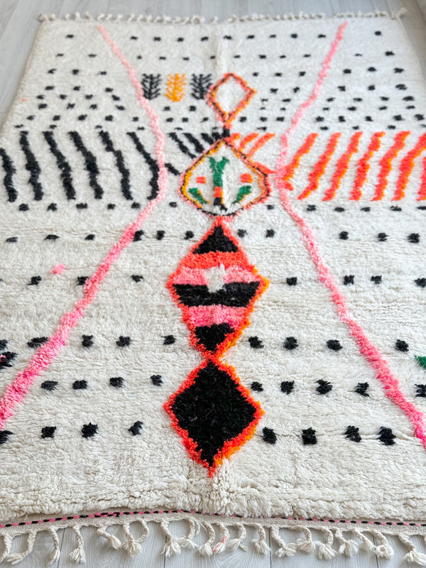 Colorful Berber rug 158 x 263 cm - n°923